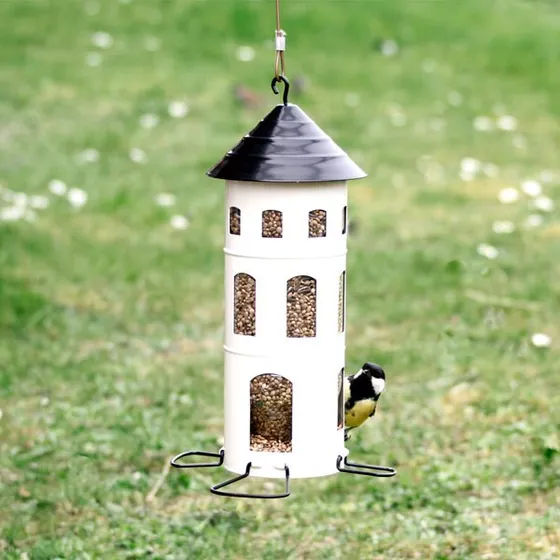 Wildlife Garden Kombifoderhus til fugle - Hvid