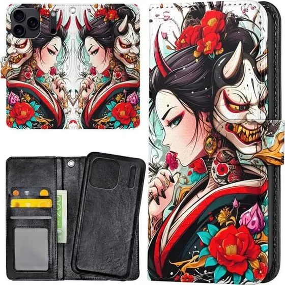 iPhone 17 Pro Max Cover med Anime-motiv og Pungetui
