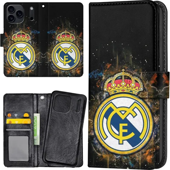 Real Madrid iPhone 17 Pro Pungetui - Mobilcover