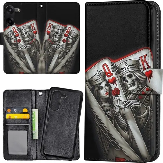 OnePlus Nord CE5 Mobilcover med King Queen Kortspil Design
