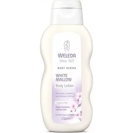 Weleda Baby Bodylotion Derma White Mallow 200 ml