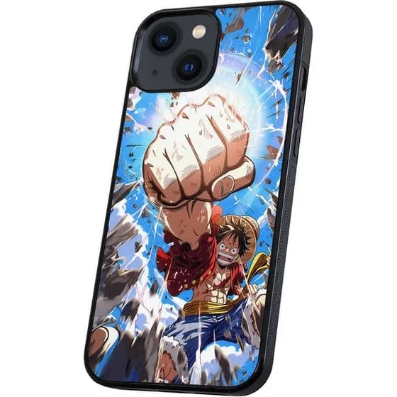 One Piece Mobilcover til iPhone 13 - Sort