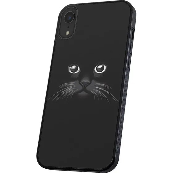 iPhone X/XS Cover - Sort Kat