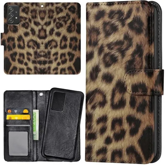Samsung Galaxy A52/A52s 5G Etui med Leopard-mønster og Pung