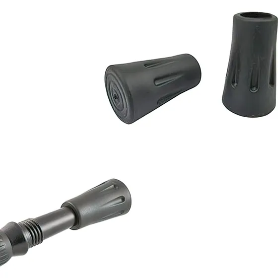 4-Pak Gummifødder til Vandrestave 11mm