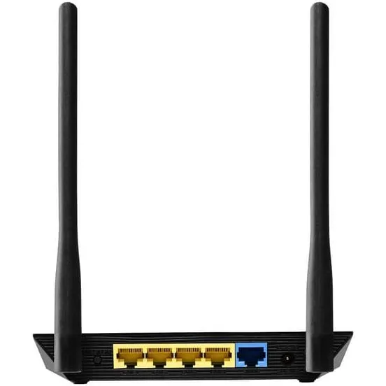 Nedis Trådløs Router N300 BR-6428nS V5 2,4 GHz 10/100 Mbit Sort