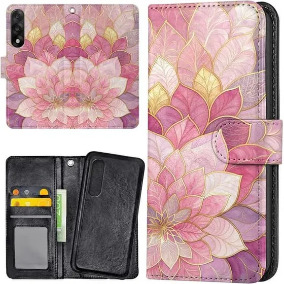 OnePlus Nord 5 Mobilcover med Wallet-funktion og Blomsterprint