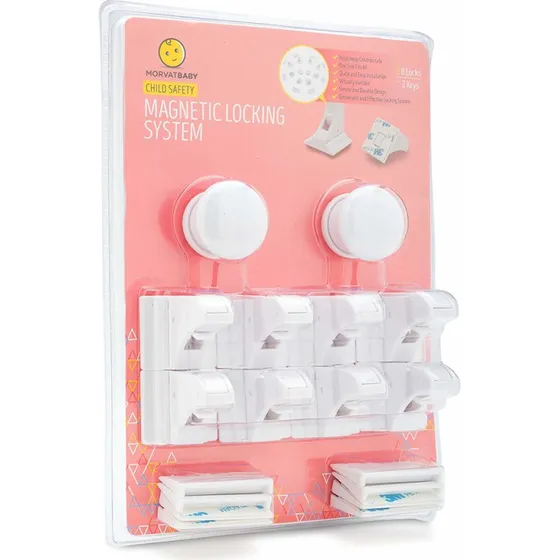 Magnetisk børnesikring, 8-pak
