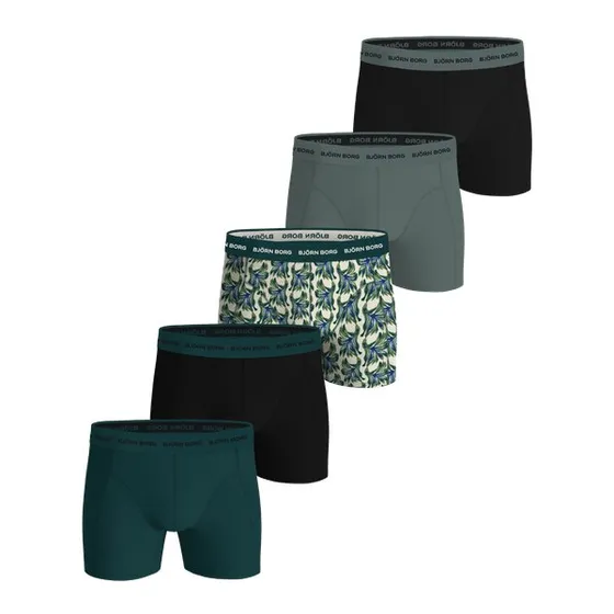 Björn Borg Cotton Stretch Boxers 5-pak, Multi, M