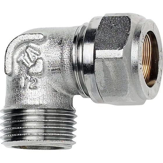 TA Komp. Vinkel med nippel 1/2'' - 15 mm Type 306