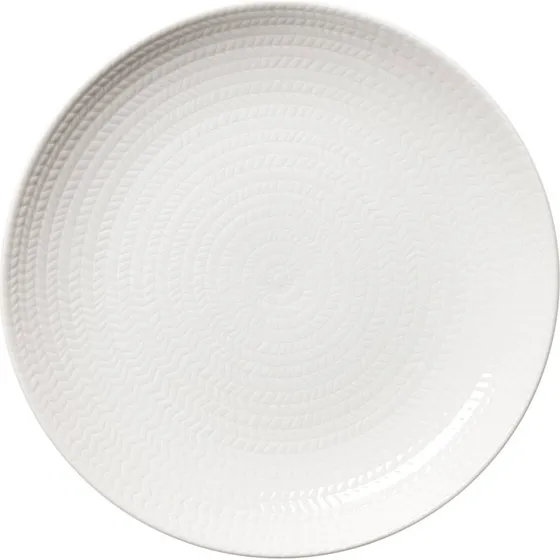 Rörstrand Blå Eld tallerken, 26 cm, hvid