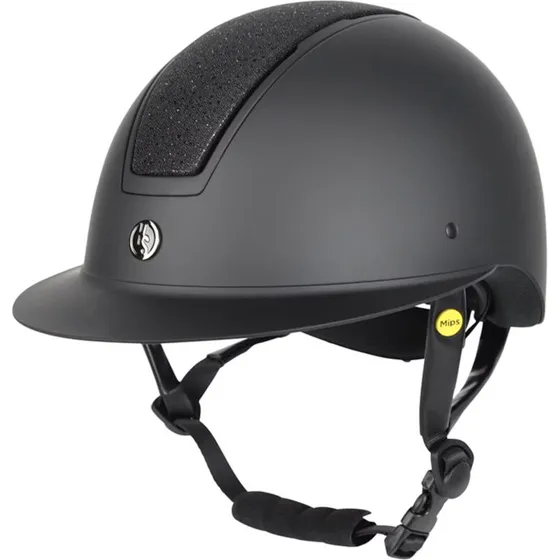 Hansbo Vision Matt Onyx Mips Ridehjelm - Str. 55-57