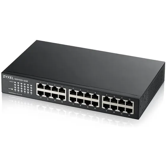 Zyxel GS1100-24E 24-port Gigabit Switch, sort