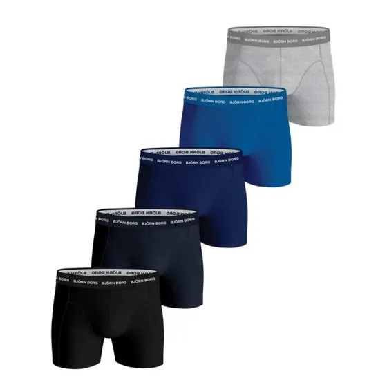 Björn Borg Cotton Stretch Boxers 5-pack, Multi, S