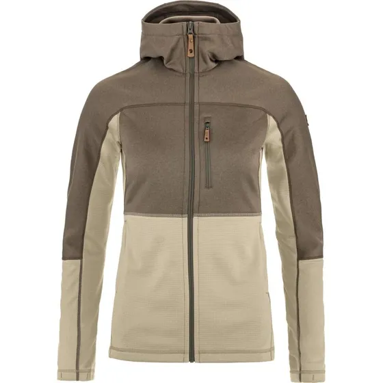 Fjällräven Abisko Trail Fleece W - Fossil-Suede Brown, L