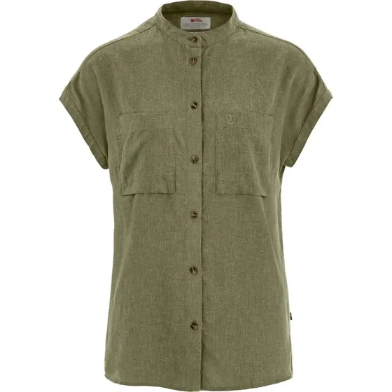 Fjällräven Övik Hemp Shirt SS W - Grøn