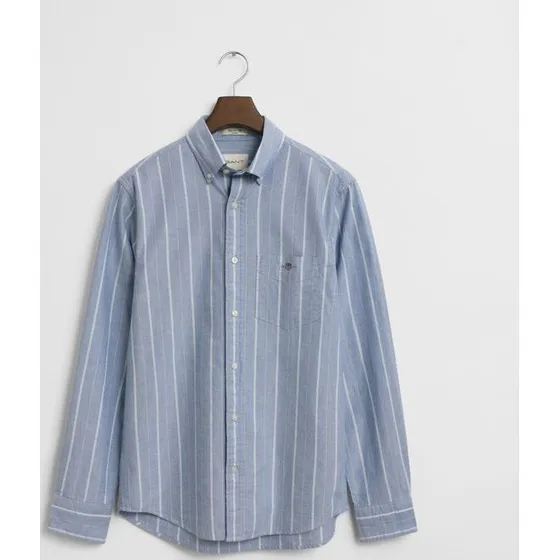 REG Classic Oxford Stribet Skjorte