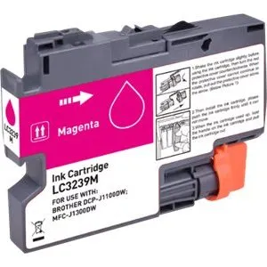 Gilford Magenta Blækpatron (5000 sider) til Brother LC3239XLM