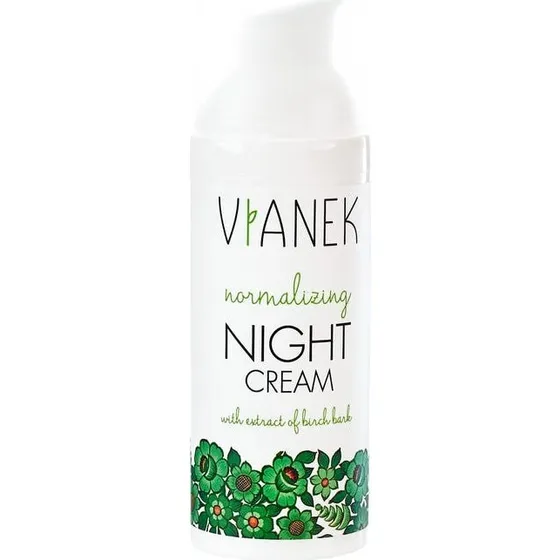 Vianek Normaliserende Natcreme til Normal og Fedtet Hud, 50 ml