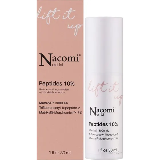 Nacomi Next Level Lift It Up løfteserum med peptider, 30 ml