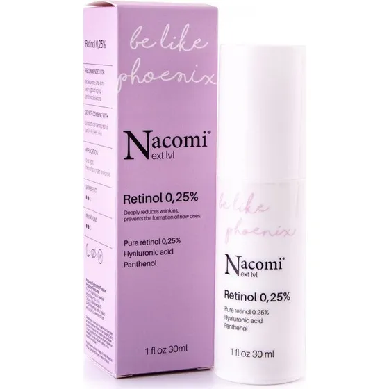 Nacomi Next Level Be Like Phoenix Retinol Serum 0,25%, 30ml