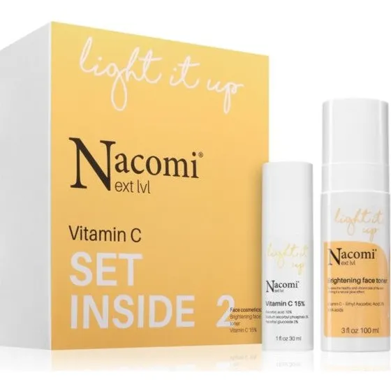 Nacomi Next Level C-vitamin Gavesæt (Serum & Tonic Lotion)