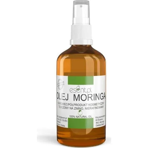 Moringa olie, koldpresset og uraffineret, 50 ml