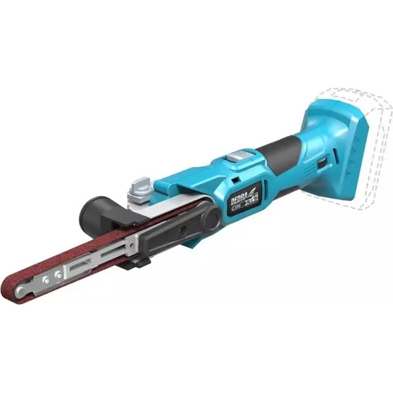 DEDRA 18V Båndfil/Båndsliber (uden batteri)