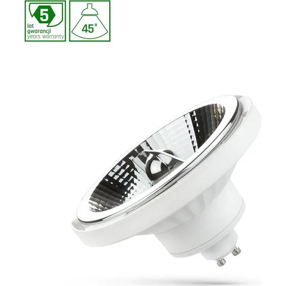 LED AR111 GU10 12W Hvid 45° 1050lm RA80