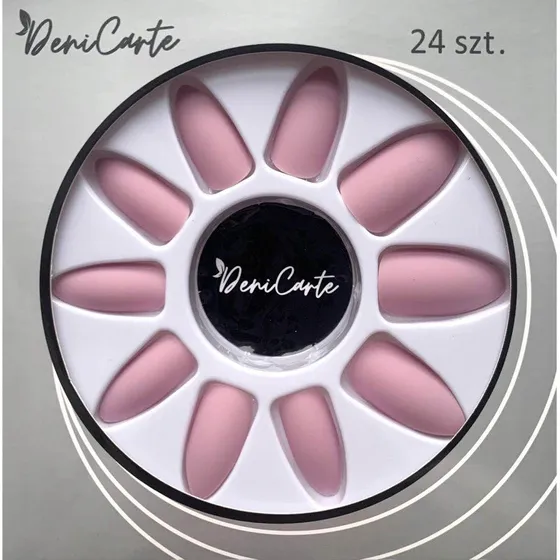 Deni Carte Matte neglespidser - 24 stk. Pink Nude