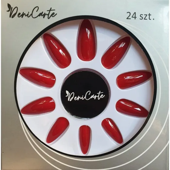 Deni Carte Gel Nails - Kunstige negle, Rød