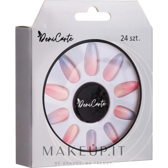 Deni Carte Gel kunstige negle Ombre Pink & Blå