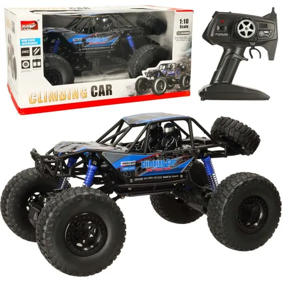RC Crawler klatrebil 1:10 4WD 48cm - Blå
