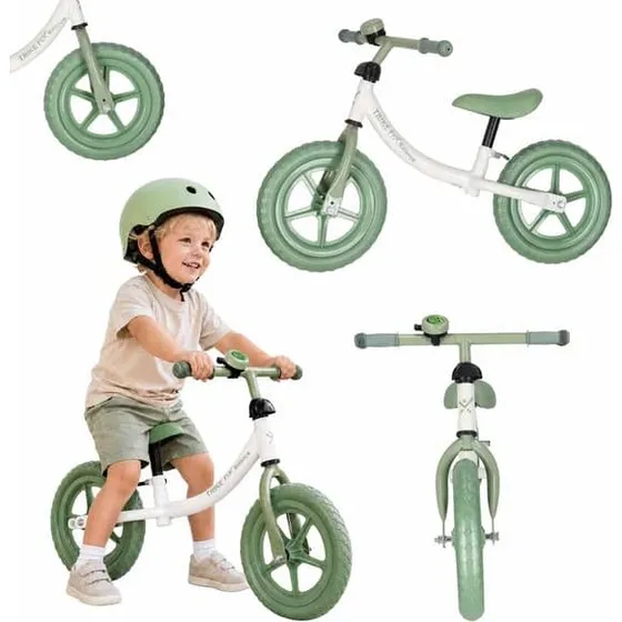 Balancecykel til børn - Grøn løbecykel til 2 år