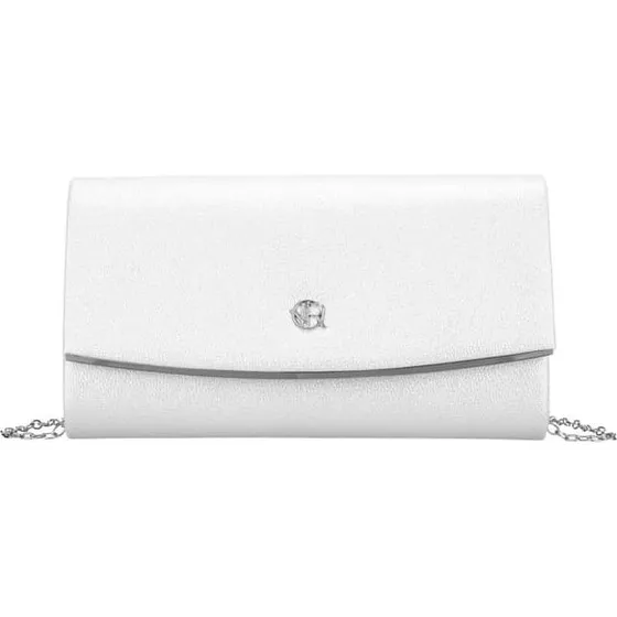 ROVICKY Elegant Formel Clutch med Kæde i Sølv