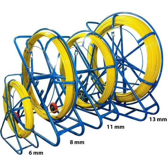 Extralink glasfiberskubbestok 4,5 mm - 100 m med stativ