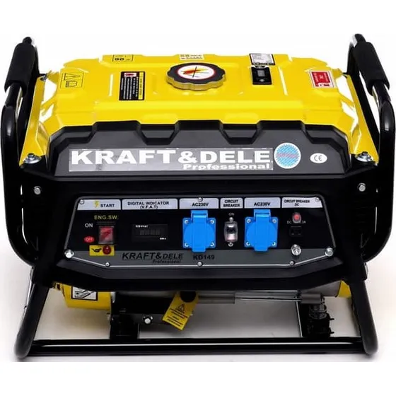 Kraft&Dele 3500W LCD-strømgenerator KD149
