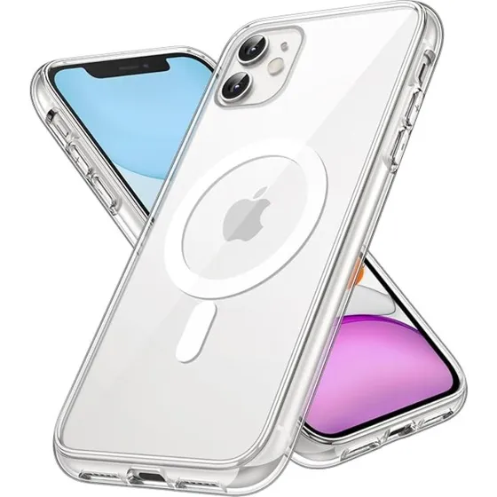 Telefontaske til iPhone 11 Magsafe - Gennemsigtig