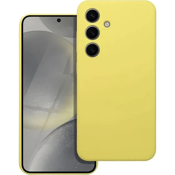 Telefontaske til Galaxy S25 Silikone - Gul