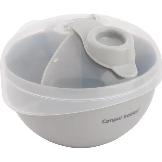 Canpol Baby Mælkepulver Dispenser - Grå, 3 x 90 ml