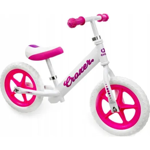 Croxer Cadea Løbecykel Pink/Hvid - Til børn 2-4 år