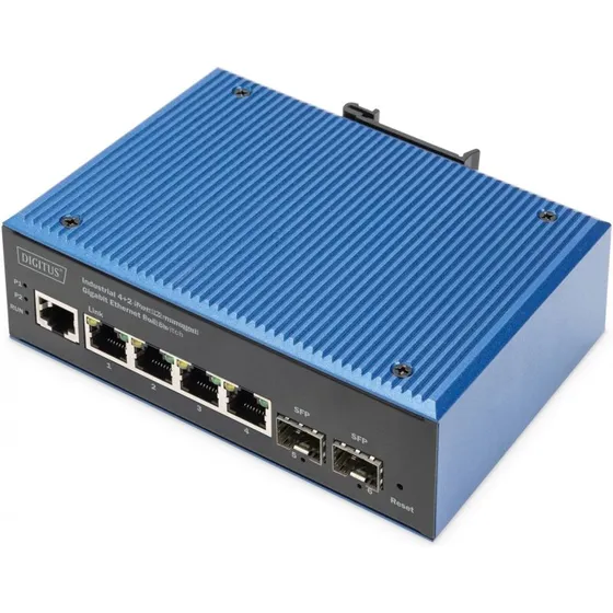 Digitus DN-651155 Administreret L2 Gigabit PoE-switch (4x RJ45, 2x SFP)