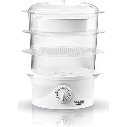 Adler AD633 Dampkoger med 4 hylder (800W)