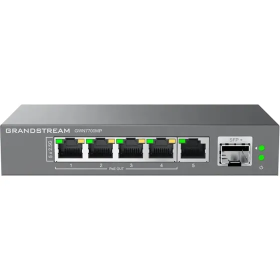 Grandstream GWN7700MP 5x2.5G 4x PoE (Unmanaged)