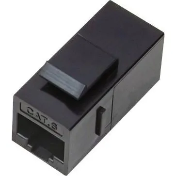 Alantec WTM19 RJ45 gennemgangsforbinder - CAT 6 sort