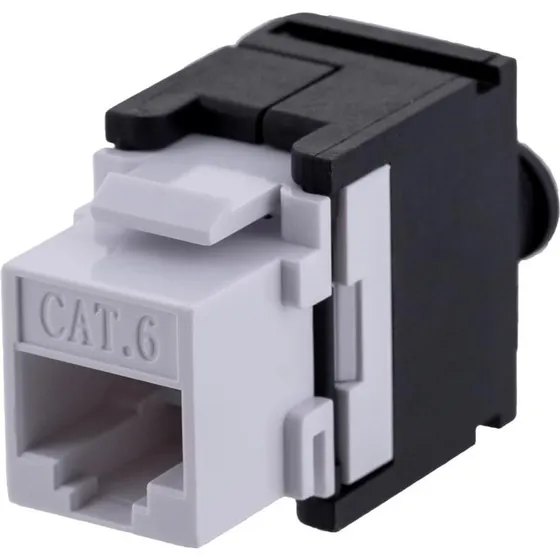 Q-LANTEC MKB-U6-1 Cat 6 Keystone Netværksudtag, RJ-45