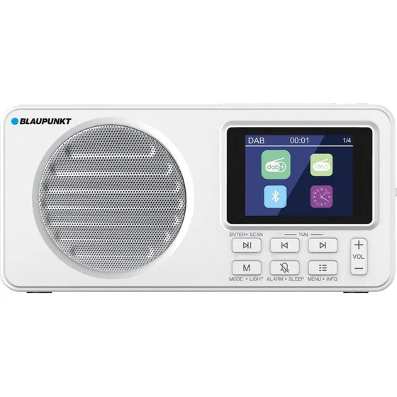 Blaupunkt DR6WH Bærbar DAB+ Radio med Bluetooth - Hvid