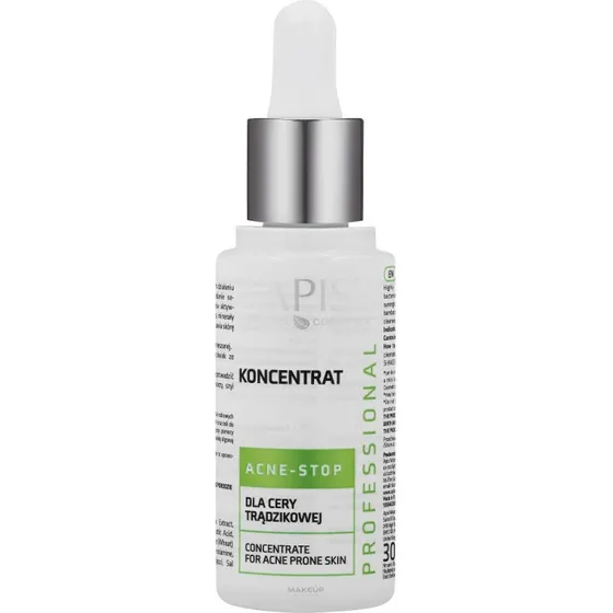Apis Natural Cosmetics Acne-Stop Koncentrat til fedtet hud, 30 ml