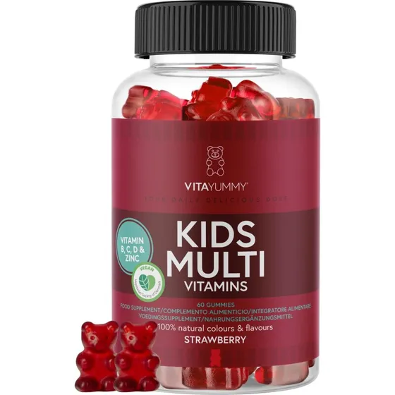 VITAYUMMY Kids Multivitamin Gummies, Berry 60 stk (1 md.)
