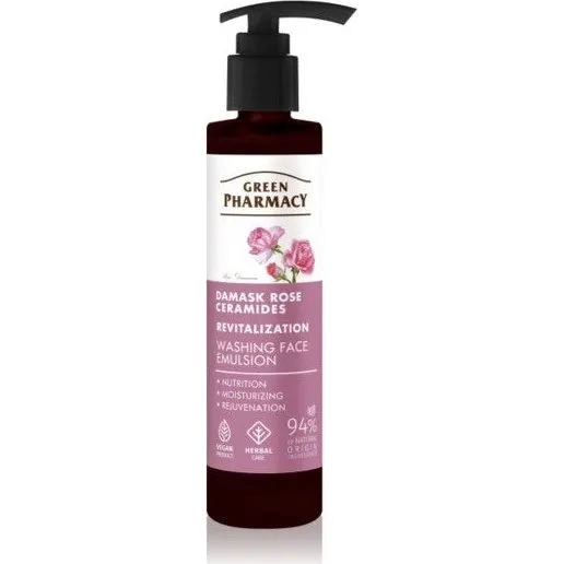Green Pharmacy Damask Rose & Ceramides Ansigtsrens 150 ml